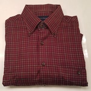Scott Barber Brown with Red, Orange Shirt